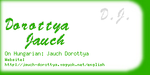dorottya jauch business card